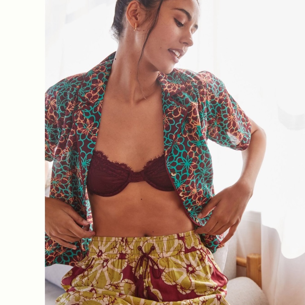 Anthropologie short sleeve surf shirt size XL NWT